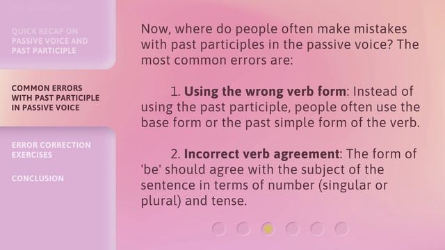 Conquering Passive Voice: Past Participle Error Correction смотреть онлайн