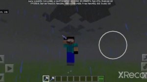 Как сделать  молнию в Майнкрафте с помощью трезубца.