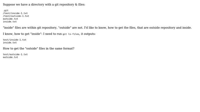 How to find out which files are outside git repository? (2 Solutions!!) смотреть онлайн