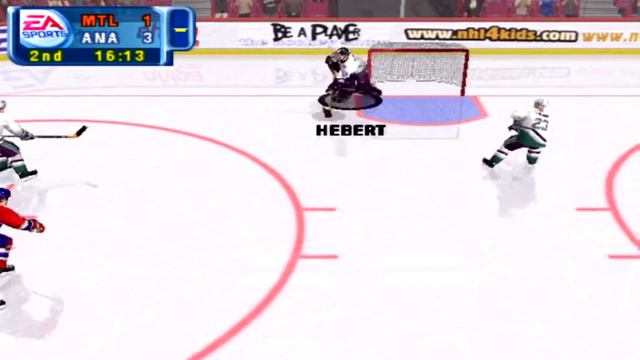 NHL 2001 Gameplay Mighty Ducks of Anaheim vs Montreal Canadiens смотреть онлайн