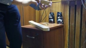 Самодельное приспособление "Кузнечик" для электролобзика при  пилении по линейке.2