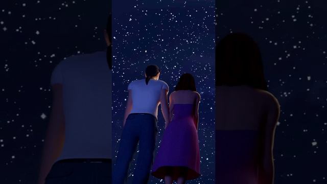 couple / stars / sky / night.shorts/пара/звезды/небо/ночь