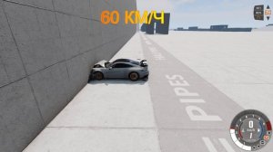 Crash test Porsche 911 GT3 BeamNG. Drive