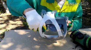 Распиратор - маска. Защита дыхания от химии для работы в теплице.