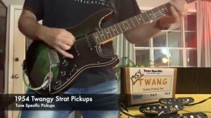 1954 Twang Stratocaster Pickups - Tone Specific Pickups. Best Strat Pickups for High Gain Blues?