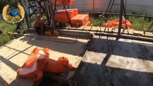 Каркасный дом из металла своими руками (часть 4). Как самому залить полы.