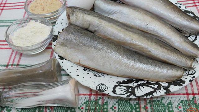 Хек жареный в двойной панировке