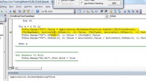Run Time Error 1004 Help in Excel VBA - Scott's Job Tracker