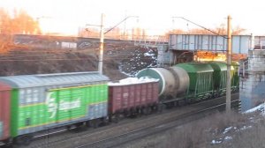 ВЛ11-256 на перегоне Хомяково - Тула-1. МСК ж.д.