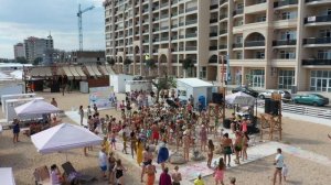 Открытие пляжа «Золотые пески» в Евпатории 18.06.2022