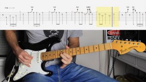 Deep Purple - Demon's Eye guitar solo lesson