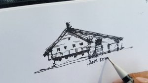 Скетчбук. как рисовать архитектуру. Архитектурный скетчинг и  деревянное зодчество. Эдуард Кичигин