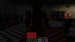 FNAF 1 All Animatronics POV in Minecraft (+2 Animatronic) [Dany Fox Addon]