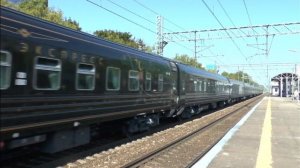 "Ночной экспресс" только днём! Электровоз ЧС6 - 006 с фирменным поездом №121А "Ночной Экспресс"