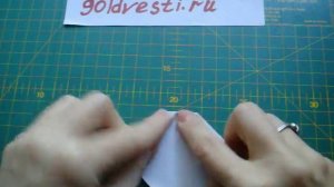 Как Сделать Из Бумаги Оригами Бант. Подробный Мастер Класс. How to Make a Paper Bow