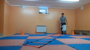 ЛФК на координационной лестнице. Координация. Работа с особенным ребёнком (РАС).