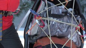 Походные сани-волокуши и система перевозки. DIY ski pulk and hauling system review.