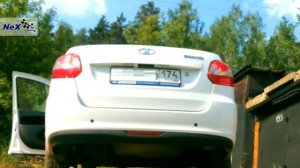NeX® - Lada Granta Liftback. ЭКСКЛЮЗИВ! Глушитель -Форсаж-. Сравнение выхлопов: Сток & NEX®