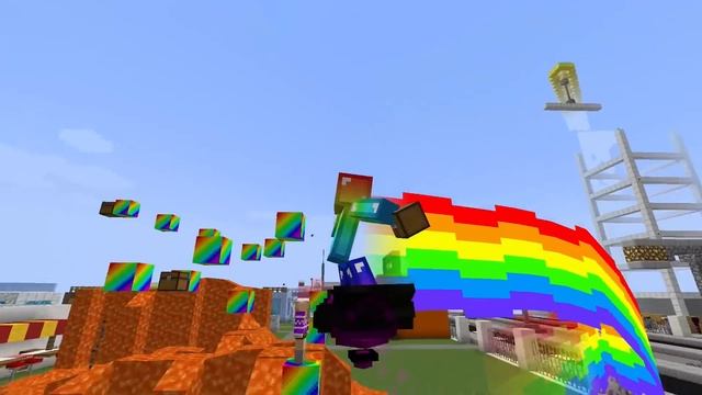 Майнкрафт но Девушка Я встретил РАДУЖНОГО ИГРОКА В МАЙНКРАФТ НУБ И ПРО ВИДЕО ТРОЛЛИНГ MINECRAFT смотреть онлайн