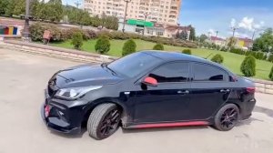 Киа Рио 4 тюнинг в топ музыка тонировка