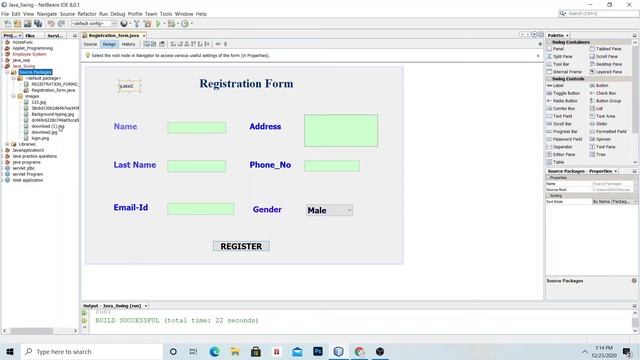 How to add background Image on JFrame Using Java Swing | JLabel | Java GUI | NetBeans | смотреть онлайн