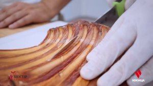 Копчение мясопродуктов в коптильной камере Ижица Z115