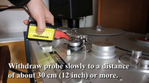 How to demagnetize analog tape recorder/reproducer