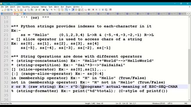 Python String Operations || Python String Concatenation || Python String Repetition || Strings ||#6
