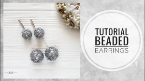 #МК - Серьги из бисера | Ажурное оплетение бусин бисером | #Tutorial - Beaded earrings