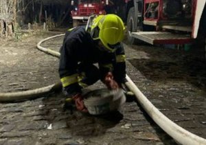 В Харькове полностью сгорело здание одного из районных военкоматов | новости сегодня