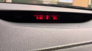 Kia Ceed Clock Settings. How to set the time, date and change the ￼ temperature from C to F