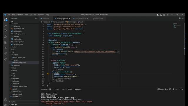 How to fetch data from  API in #flutter .