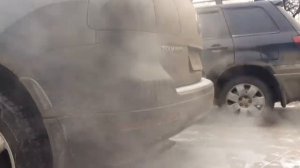 Дымит webasto touareg 5.0