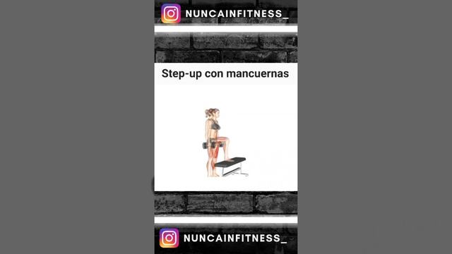 Step Up con Mancuernas - TÉCNICA / Biomecánica - Ejercicios para Piernas (Énfasis Cuádriceps)