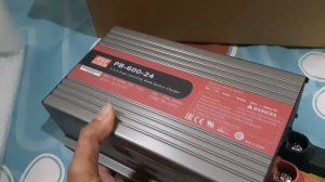 #unboxing Automatic Battery Charger  Meanwell PB-600-24