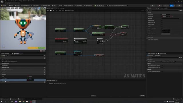 Animation Blueprint: Анимируем персонажа Stack-O-Bot | Unreal Engine 5