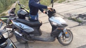 Мой RACER/Обзор скутера Racer Stells 50сс/Тюнингованная ЦПГ 80cc/Точеный вариатор.