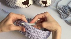 Мастер-класс корзинка Мишка от Вязунчиков. Crochet basket Bear.