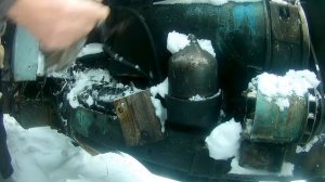 Трактор Т-40 заводим заводилкой(катюшей) от 220 вольт.