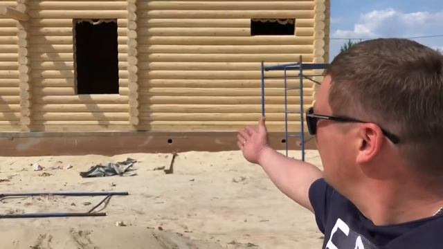 Шлифовка сруба. Сколько стоит шлифование? | Шлифовка деревянного дома 10х9