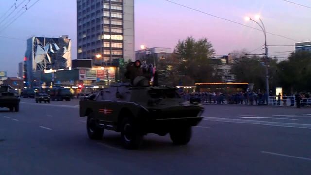 Репитиция Парада в Новосибирске