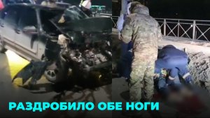 Водитель менял покрышку и стал жертвой в ДТП на мосту