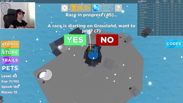 NEW LEGENDS OG SPEED + 3 CODES | Legends Of Speed Roblox! PETS смотреть онлайн