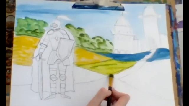 Мастер класс "Рисуем рыцаря" смотреть онлайн