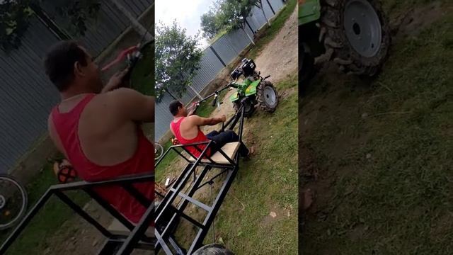 Самодельный Прицеп на мотоблок смотреть онлайн