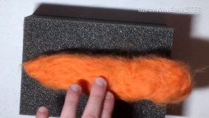 Как свалять морковку? || Валяние морковки