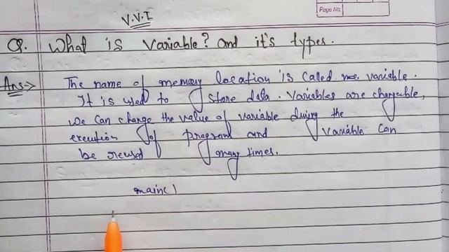 Variable in C programming in hindi | what is variable? And it's types in c in hindi