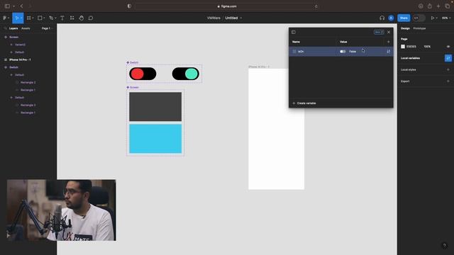 Figma Variables in Components | Figma Tutorial for Beginners смотреть онлайн