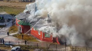 Пажар в мечети Нового уренгоя