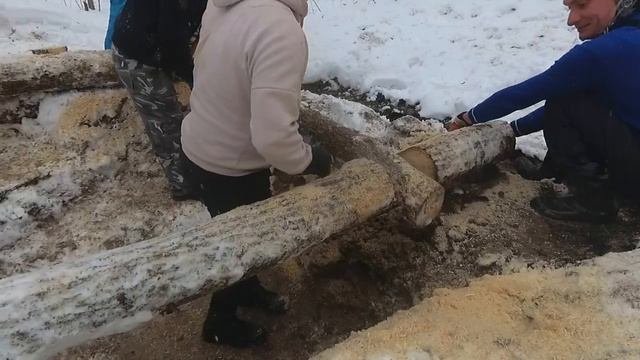 Построили Родниковую Купель в Лесу | Первые Купания на Рождество 